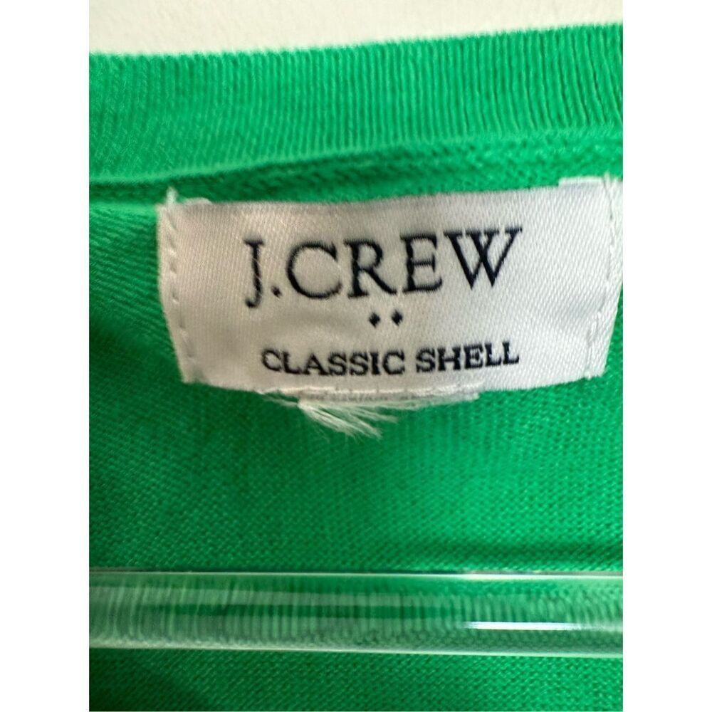 J Crew BJ846 Classic Shell 100% Cotton Green XXL - Picture 2 of 3